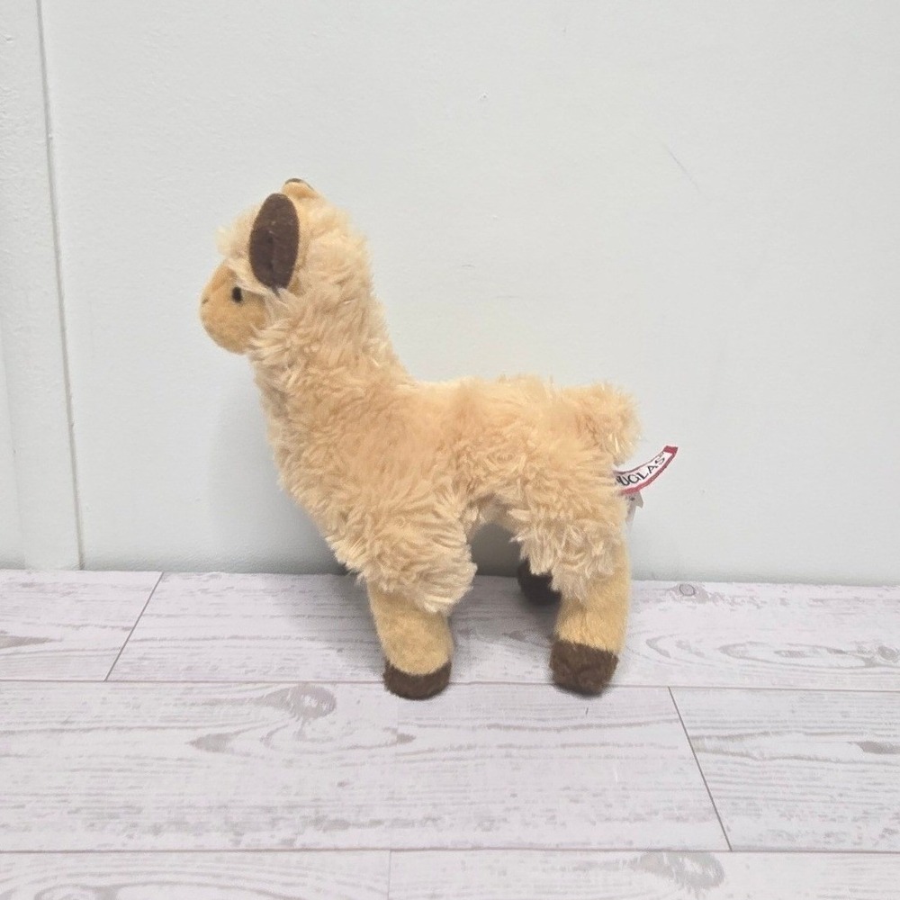 Douglas Cuddle Toys Llama Plush Standing Stuffed Animal‎ Tan Brown 8 Inch